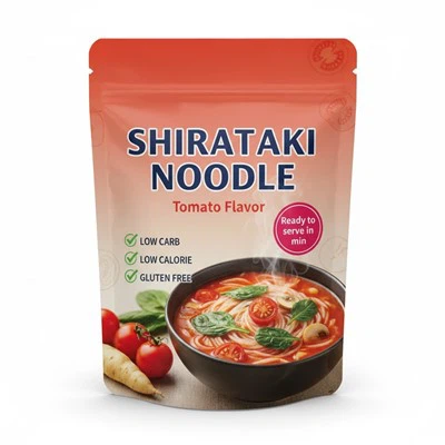 Fideos Shirataki con sabor a tomate